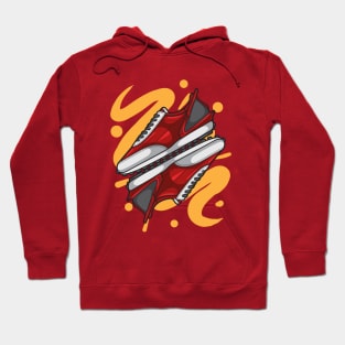 DyBreak Red Retro Sneaker Hoodie